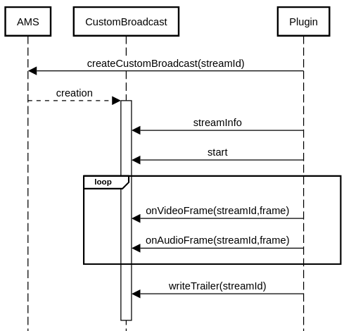 Custom Broadcast Usage