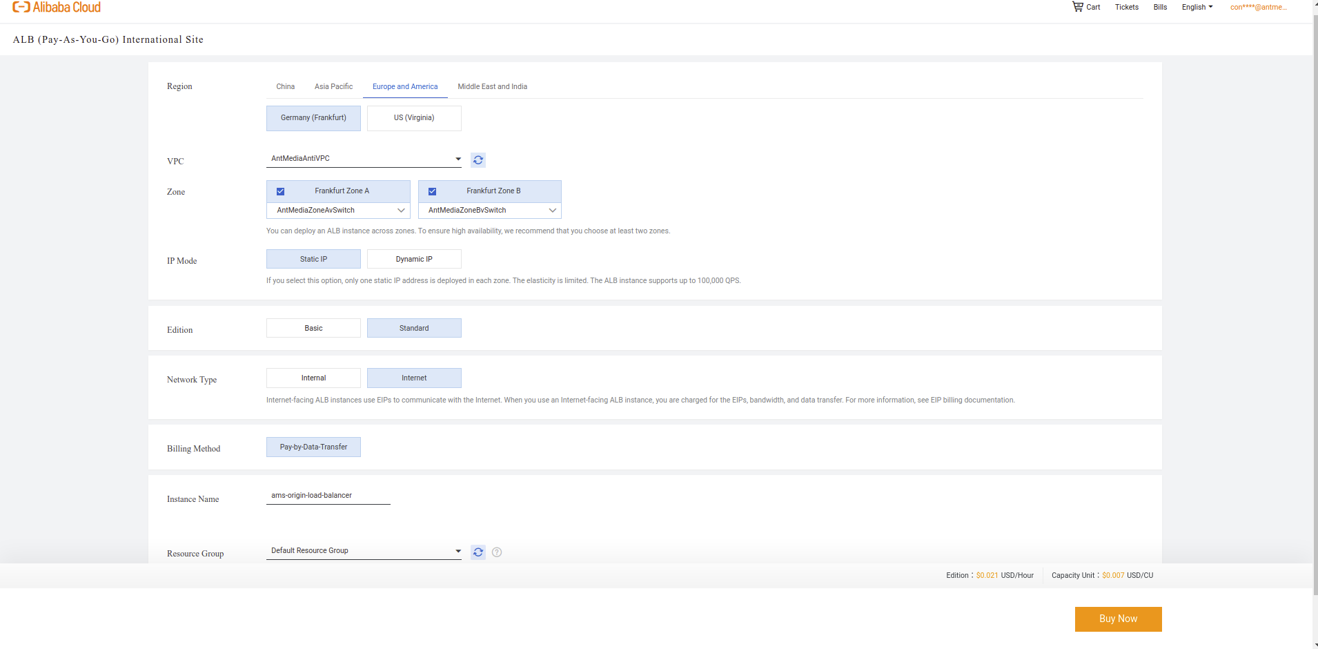 17 alibaba cloud create load balancer