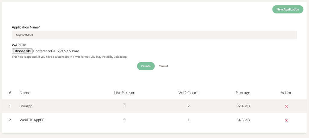 PortMeet to Ant Media Server