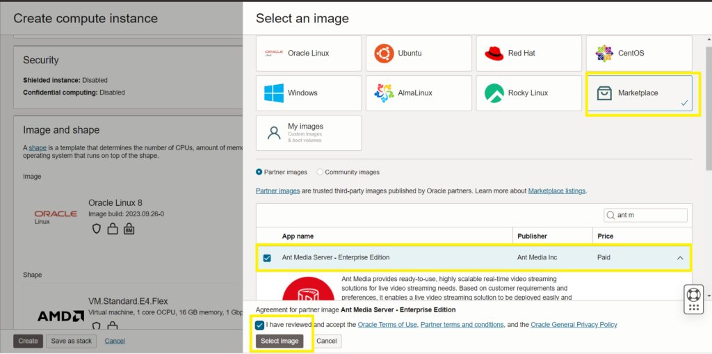 Install Ant Media Server Enterprise license on oracle cloud