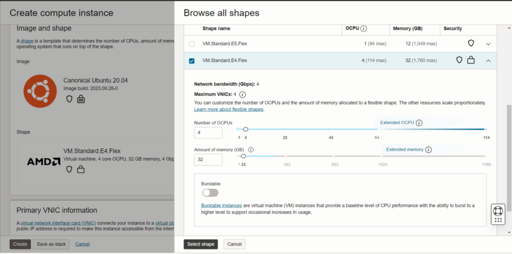 set up shape while installing MongoDB server on oracle cloud using ant media server